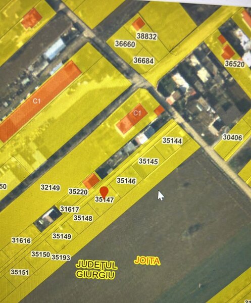 Giurgiu oferta Teren pentru dezvoltare imobiliara 19 loturi de 450 mp